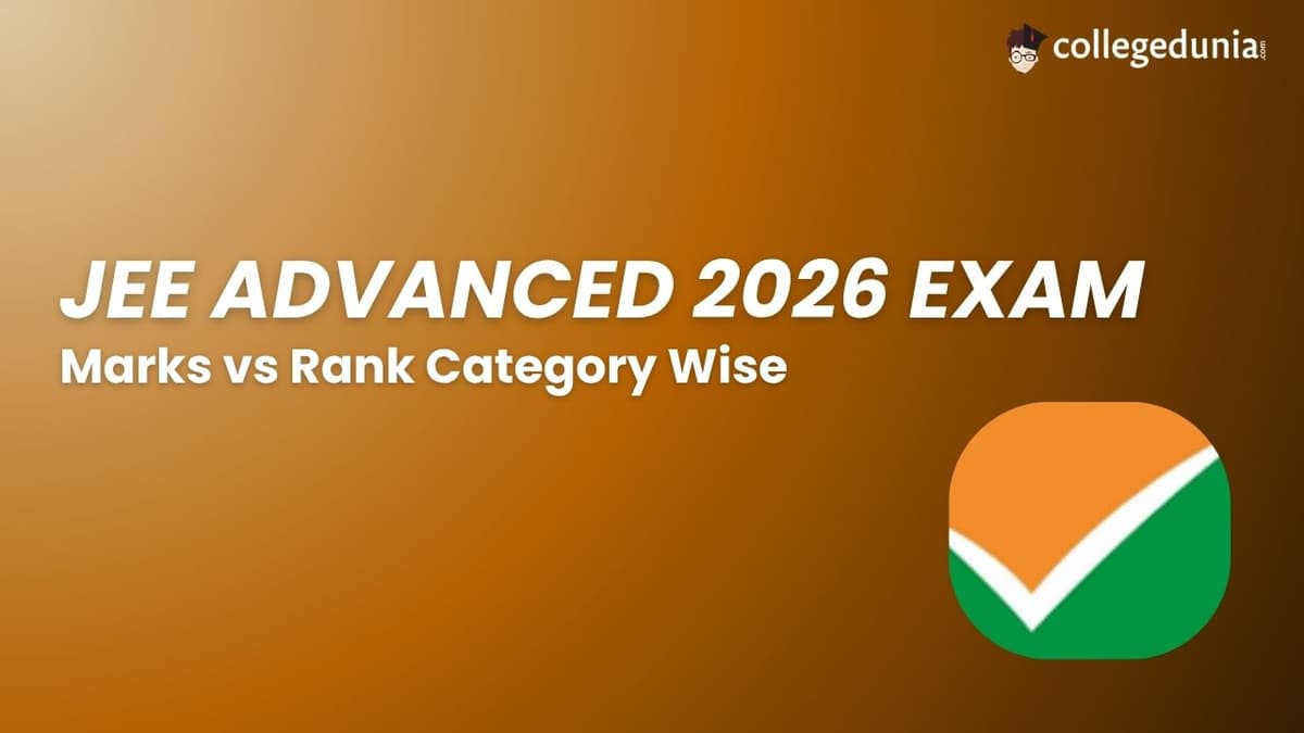 JEE Advanced 2026 Exam Marks vs Rank Category Wise