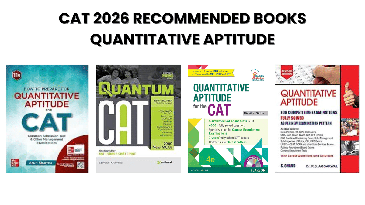 CAT 2026 Recommended Books