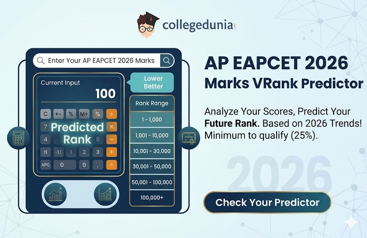 AP EAPCET 2026 Marks Vs Rank Predictor