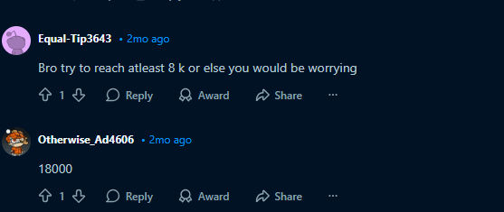 Reddit Discussion on VITEEE 2026 Expected Rank for VIT Chennai CSE Branch