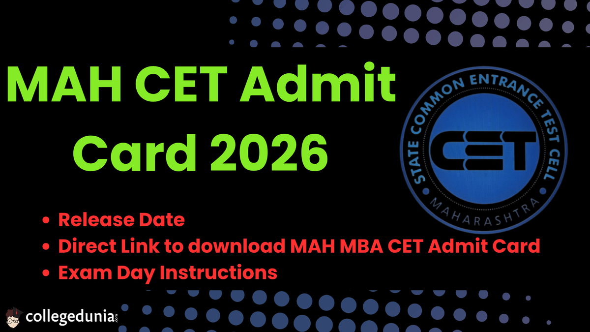 MAH CET Admit Card 2026
