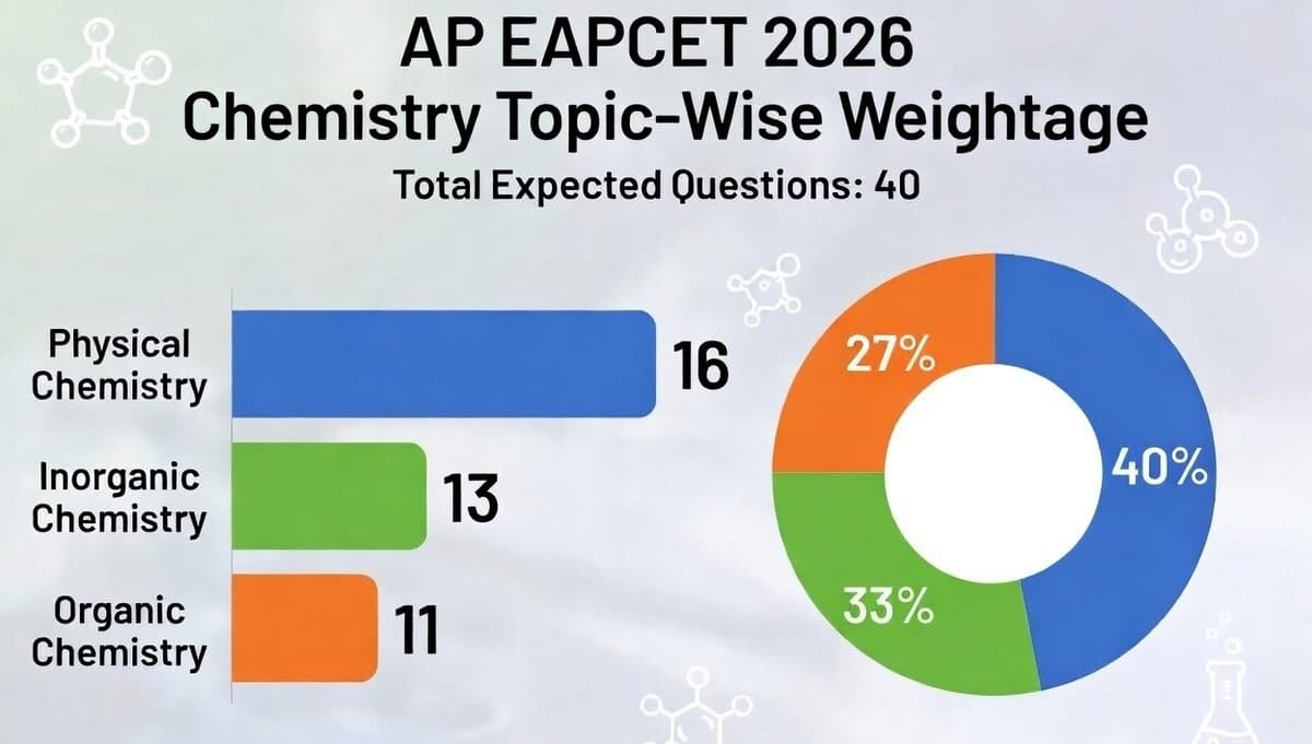 AP EAMCET 2026 Chemistry Chapter-Wise Weightage