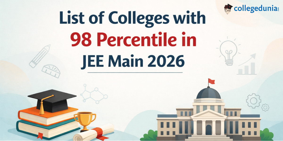 List of Colleges with 98 Percentile in JEE Main 2026