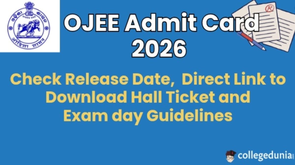 OJEE Admit Card 2026