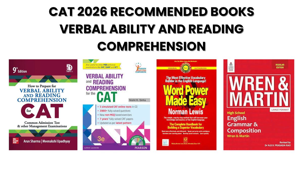 CAT 2026 Recommended Books