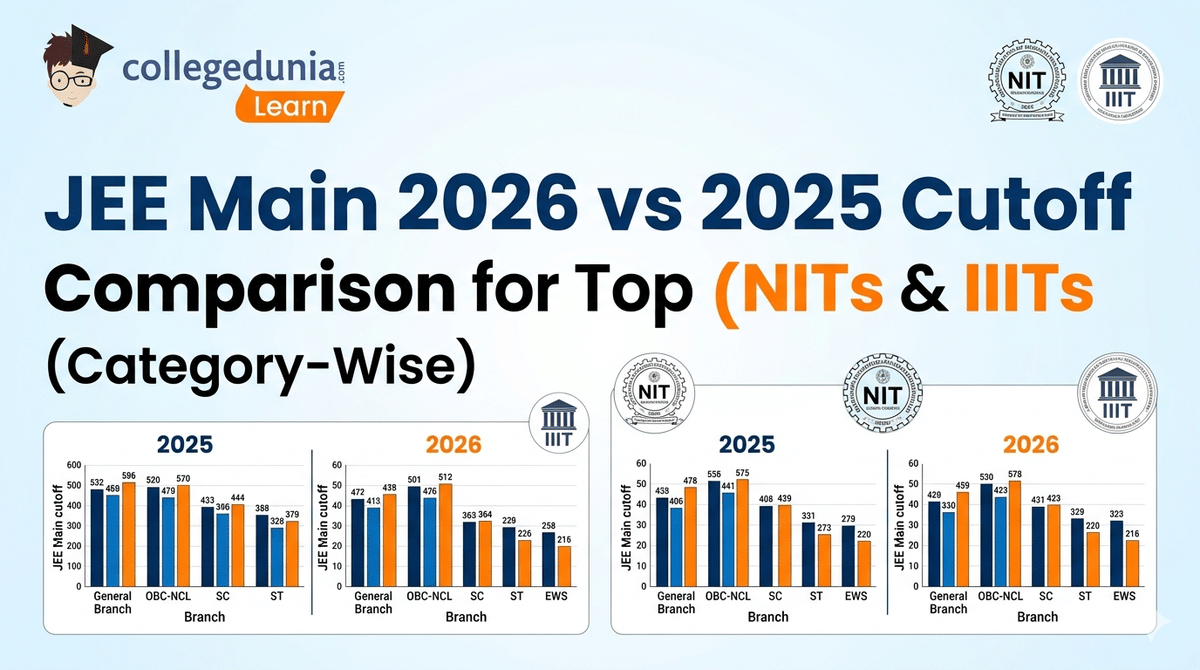JEE Main 2026 vs 2025 Cutoff Comparison for Top NITs & IIITs
