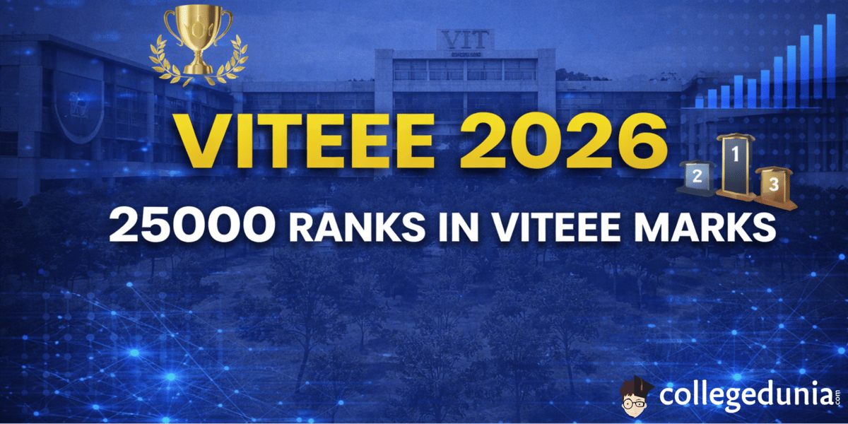 25000 Ranks in VITEEE Marks