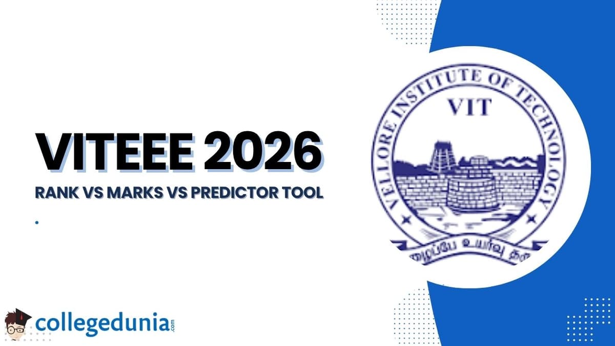 VITEEE Exam 2026 Rank vs Marks vs College Branch Predictor Tool