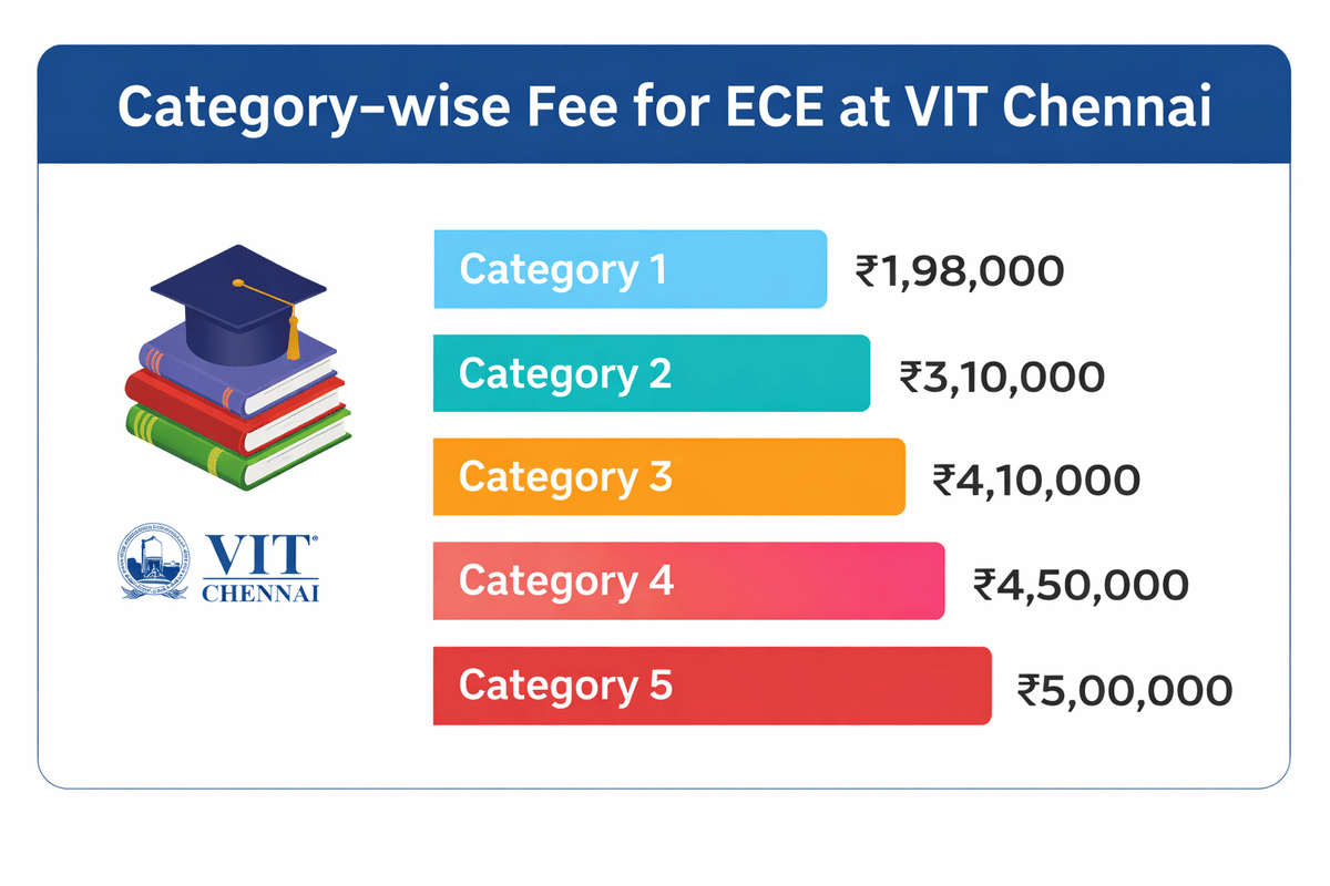 What Will be the Fee for Category 2 Candidates at VIT Chennai