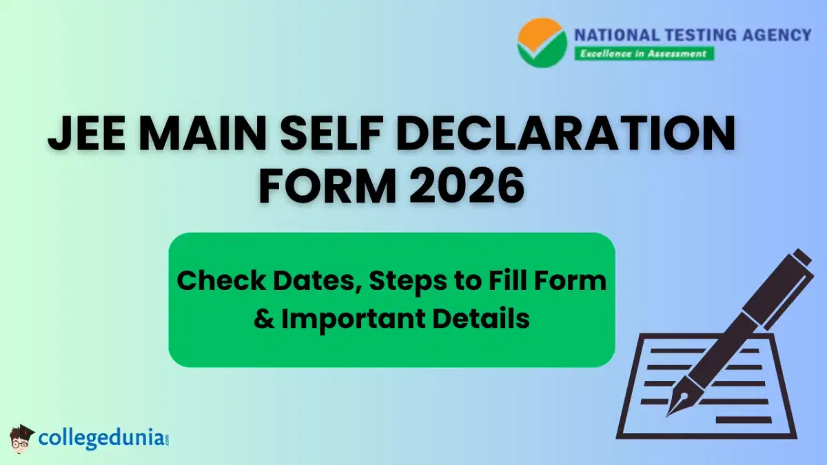 JEE Main Self Declaration