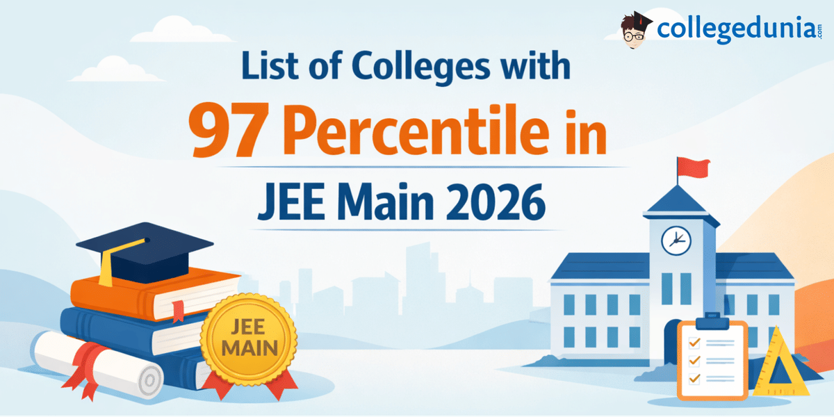 List of colleges with 97 Percentile in JEE Main 2026