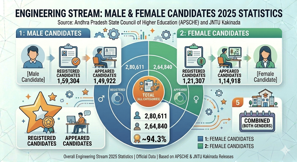 Engineering Stream- Male and Female Candidates 2025
