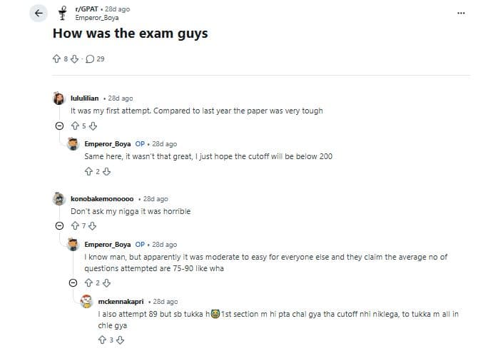 Students Feedback GPAT Expected Cutoff 2026