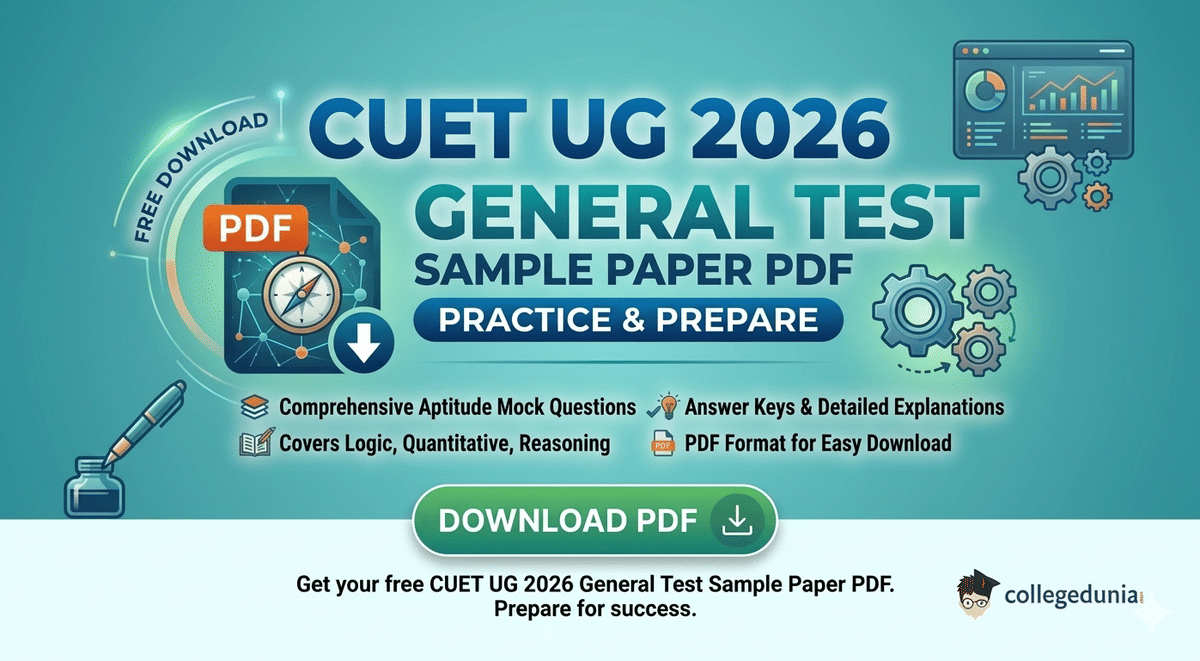 CUET UG GAT Sample Paper 2026 PDF