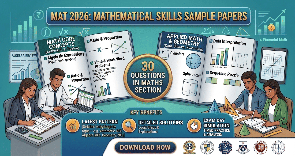 MAT Mathematical Skills Sample Paper 2026 PDF: Direct Link, Solutions, and Its Importance 