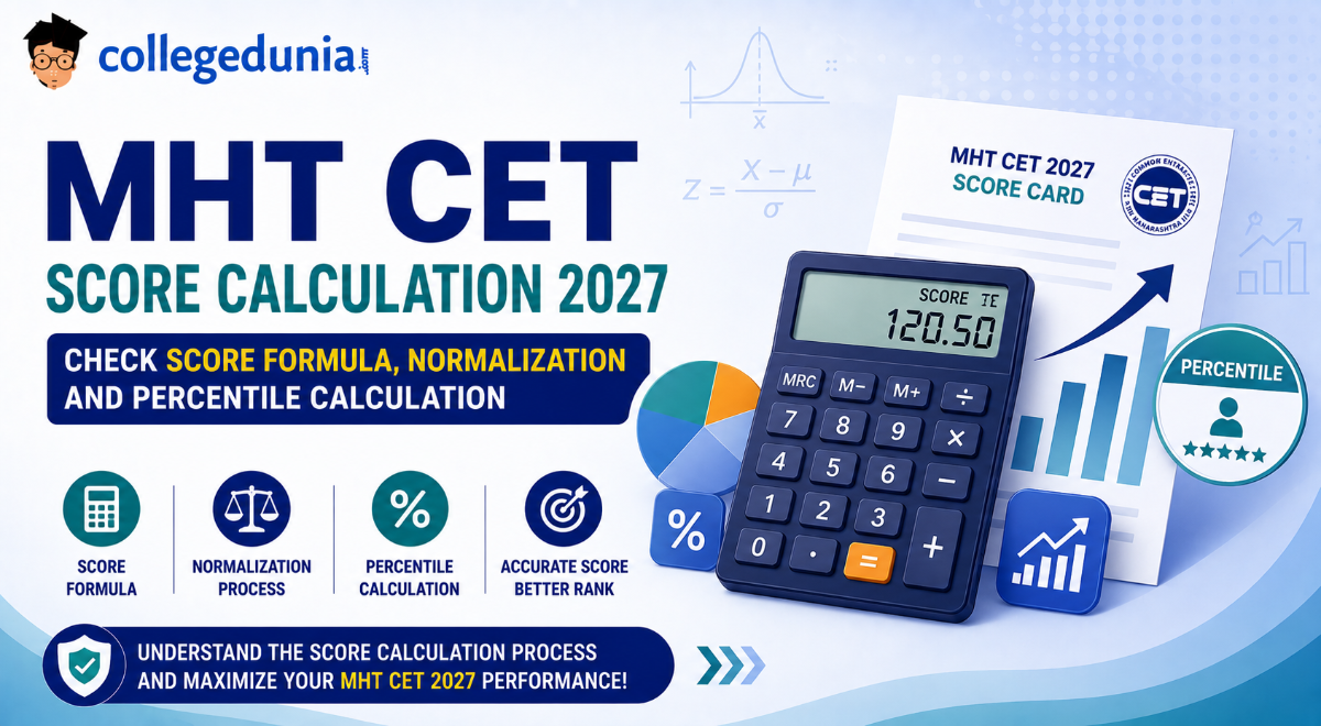 MHT CET Score Calculation 2027