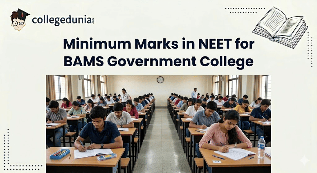 Minimum Marks in NEET 2026 for BAMS Government College