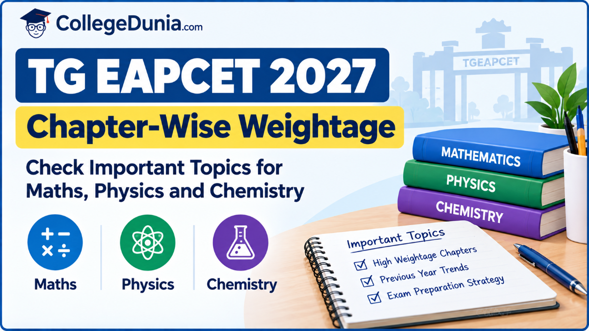 TG EAPCET 2027 Chapter-Wise Weightage