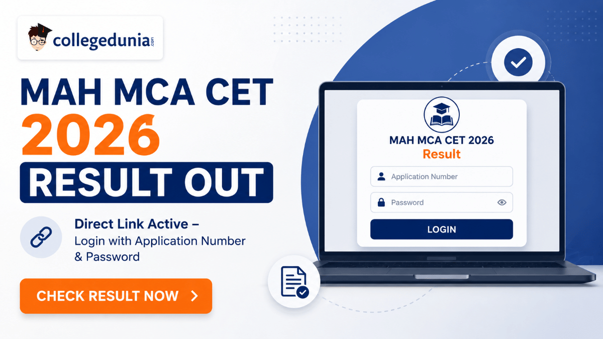 MAH MCA CET 2026 Result Out