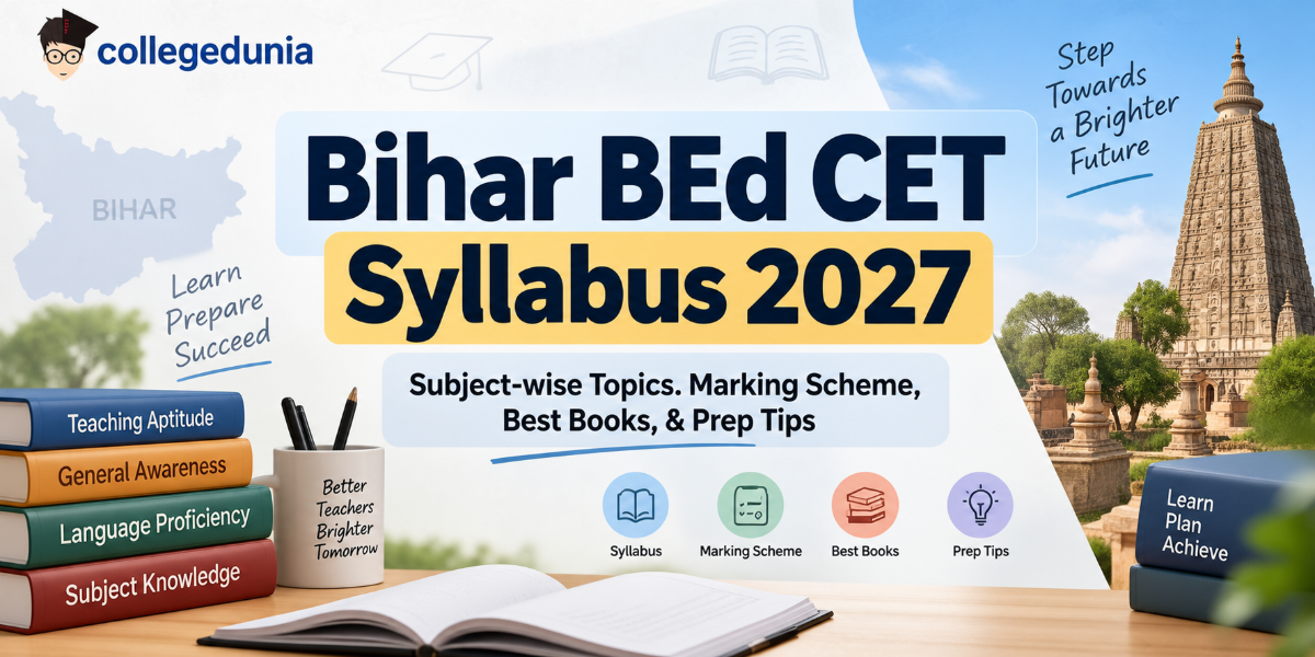 Bihar BEd CET Syllabus 2027
