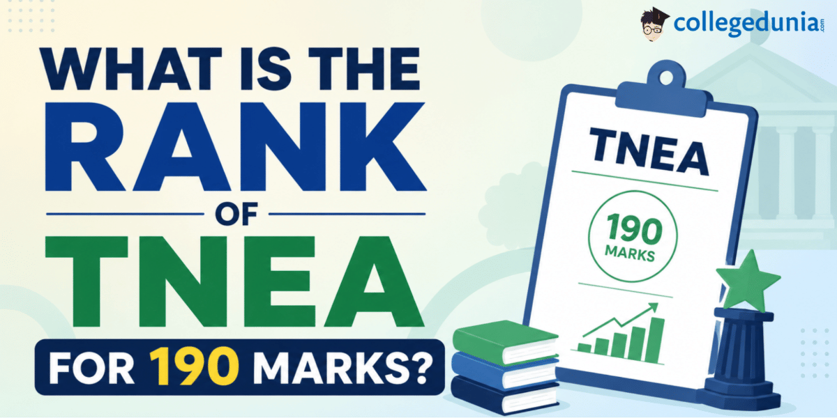 What is the Rank of TNEA for 190 marks