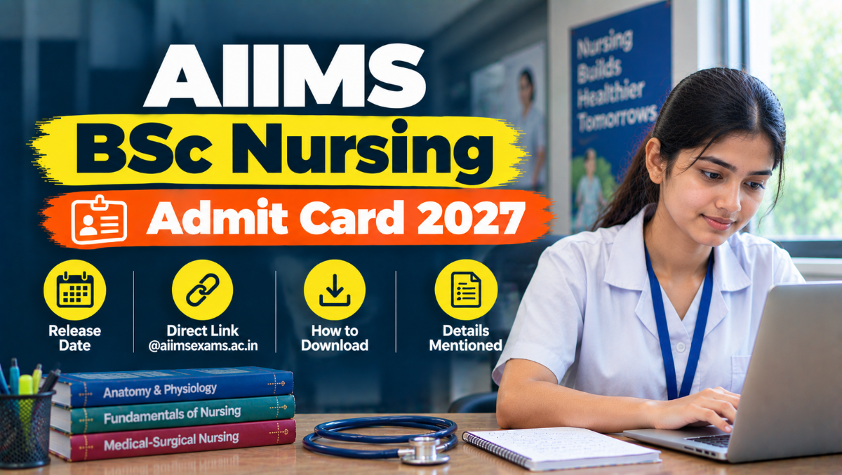 AIIMS BSc Nursing Admit Card 2027