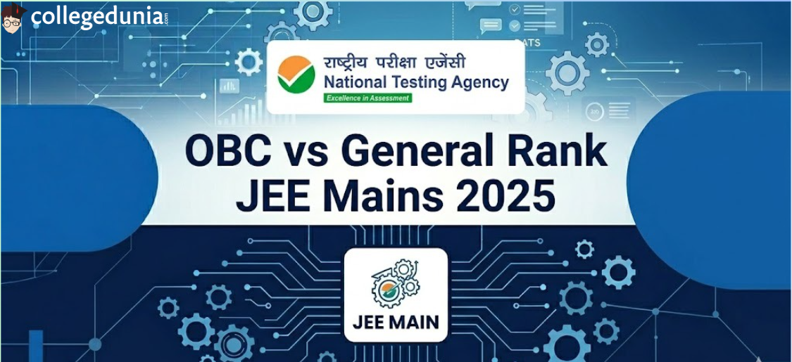 OBC vs General rank JEE Mains 2025