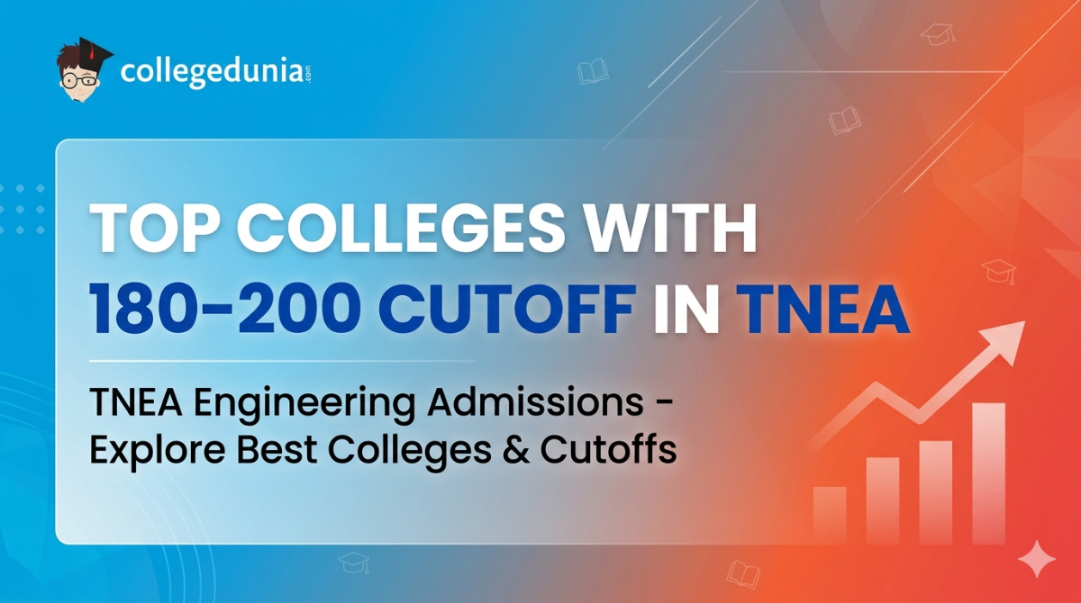 Top Colleges with 180-200 cutoff in TNEA