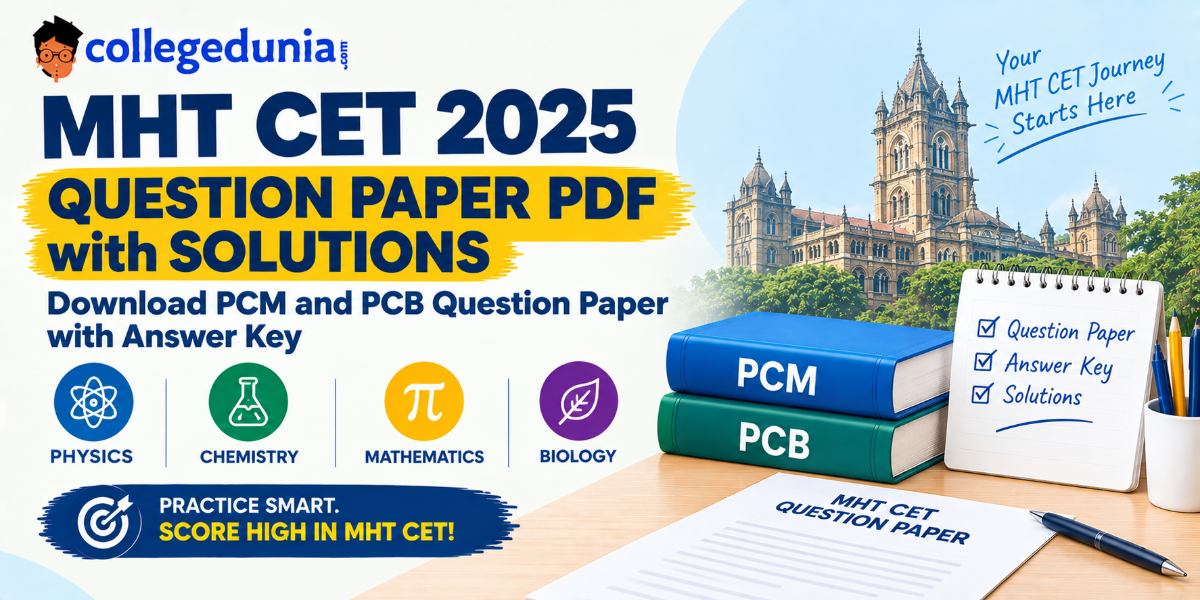 MHT CET 2025 Question Paper PDF with Solutions