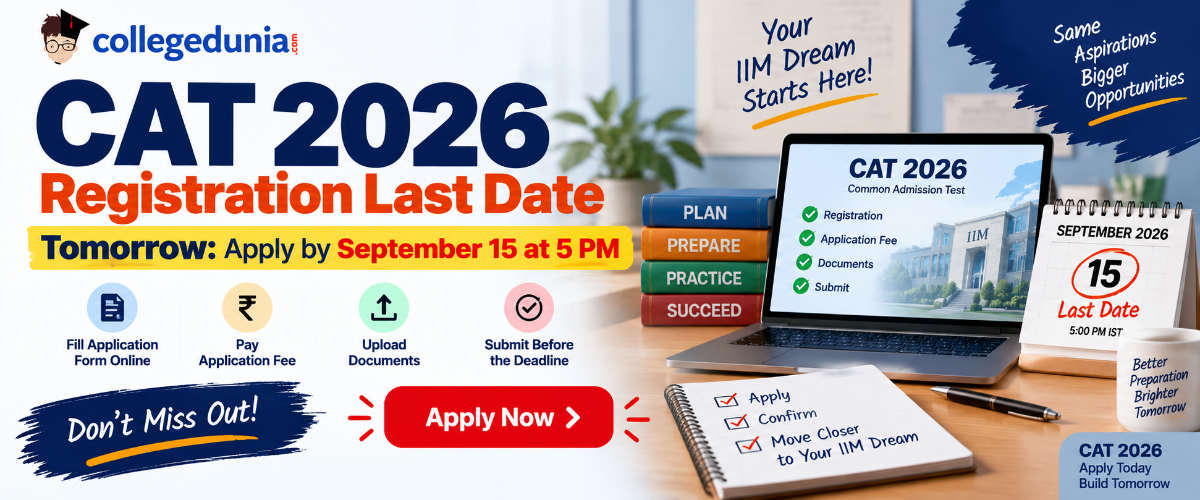 CAT 2026 Registration Last Date Tomorrow