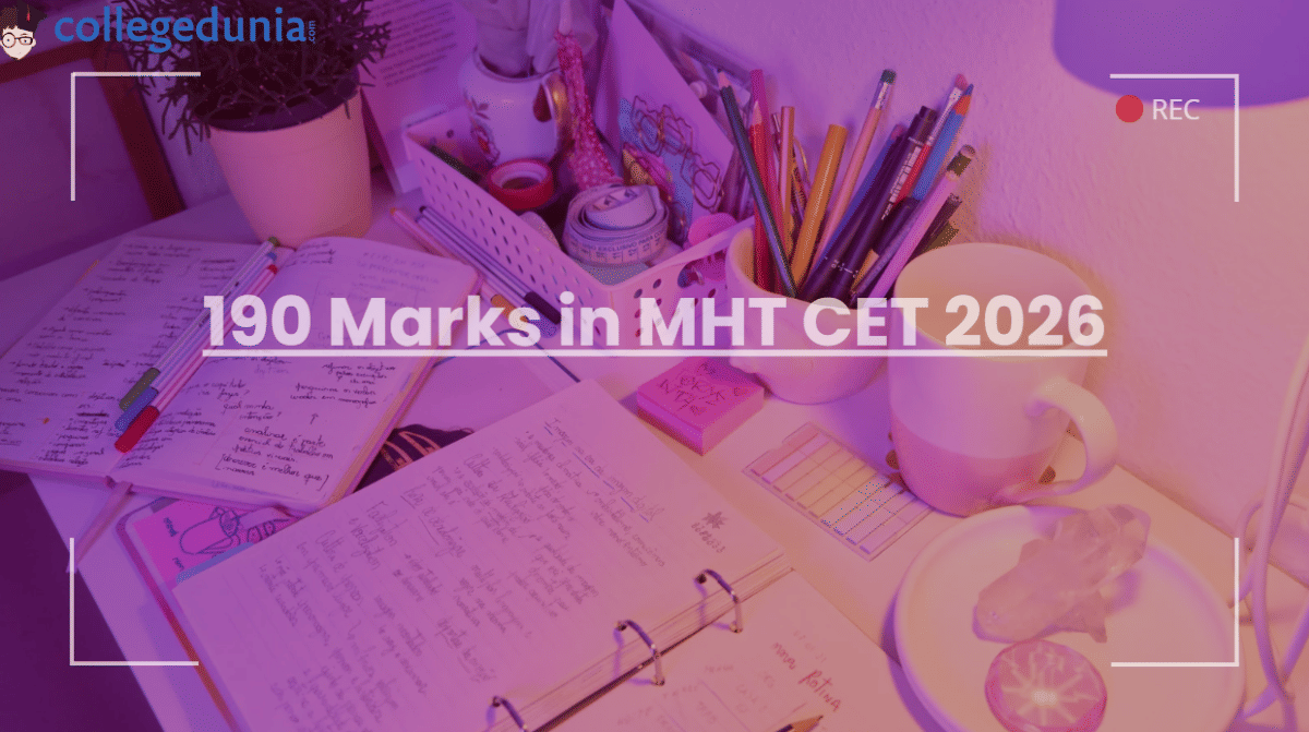 190 Marks in MHT CET 2026