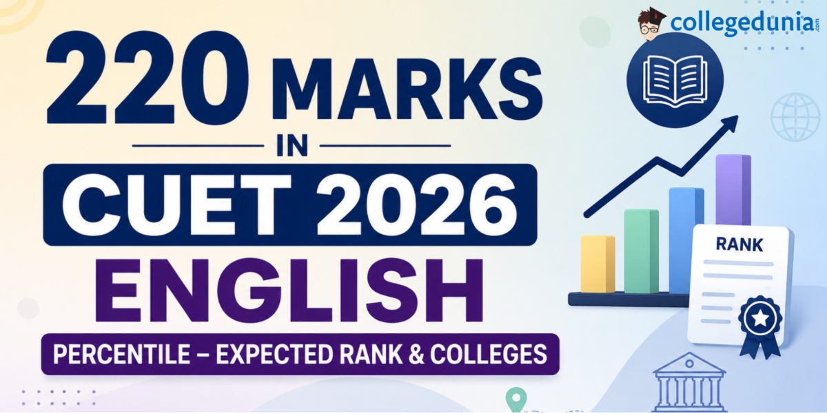 220 Marks in CUET 2026 English Percentile