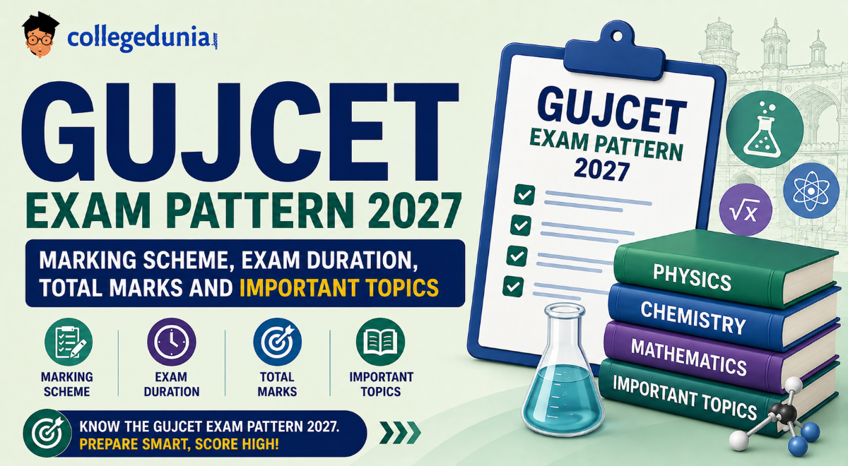 GUJCET Exam Pattern 2027
