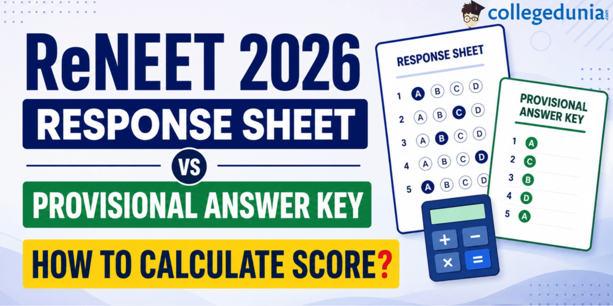 ReNEET 2026 Response Sheet vs Provisional Answer Key