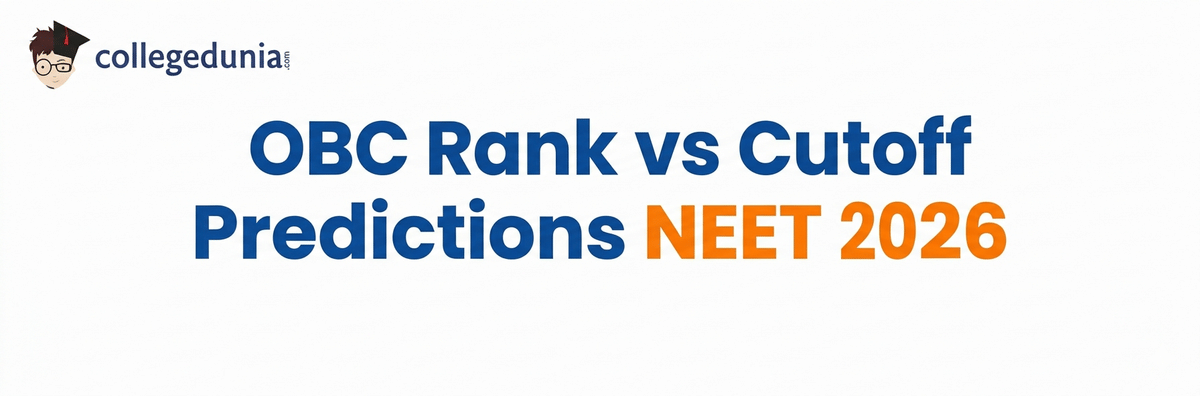 OBC Rank vs Cutoff Predictions NEET 2026