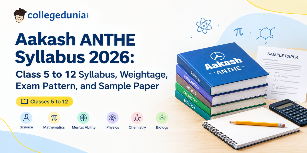 Sample Logic Pattern Aakash ANTHE Syllabus 2026: Class 5 to 12 Syllabus, Weightage, Exam ...