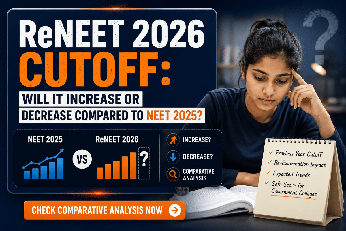 Re-NEET 2026: Will the cutoff increase or decrease in Comparison to 2025