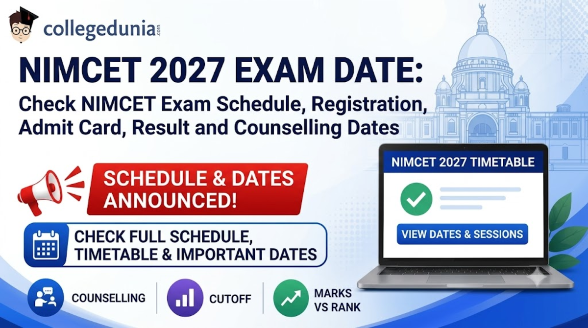 NIMCET Exam Date 2027