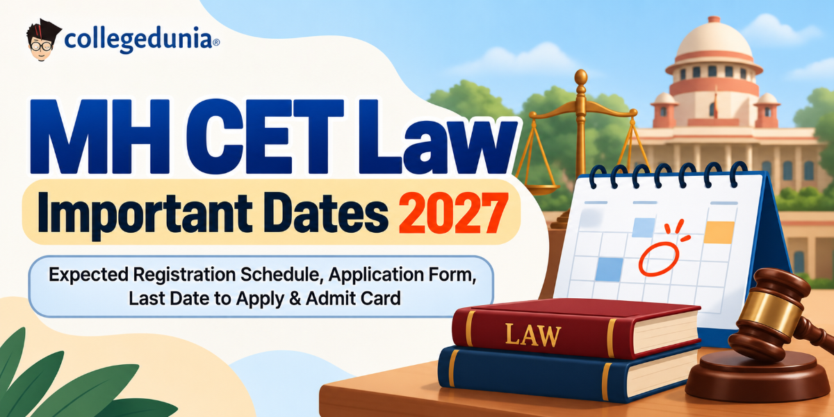 MH CET Law Important Dates 2027