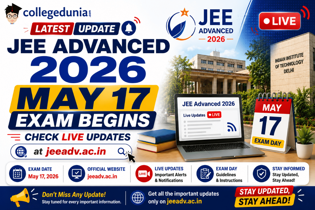 JEE Advanced 2026 May 17 Exam Begins