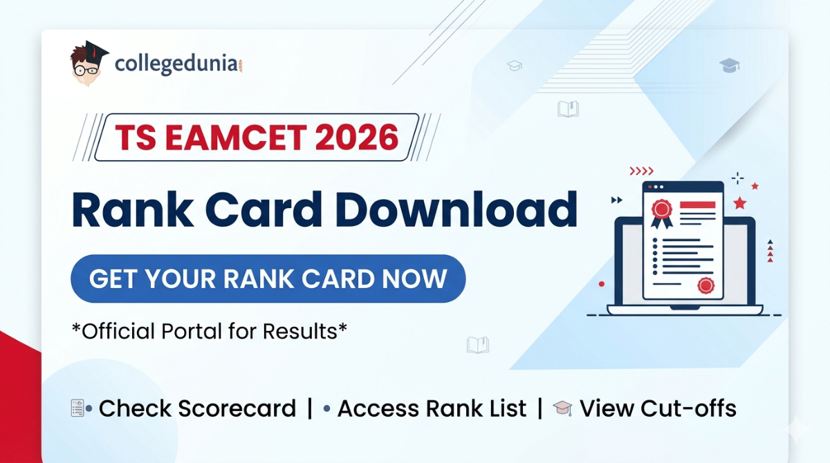 TS EAMCET 2026 Rank Card Download