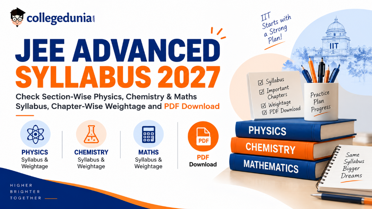 JEE Advanced Syllabus 2027: Section-Wise Physics, Chemistry & Maths Syllabus, Chapter-Wise Weightage and PDF Download