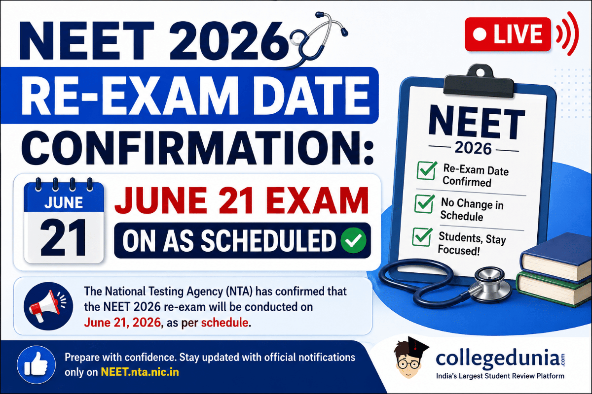 NEET 2026 Re-Exam Date Confirmation
