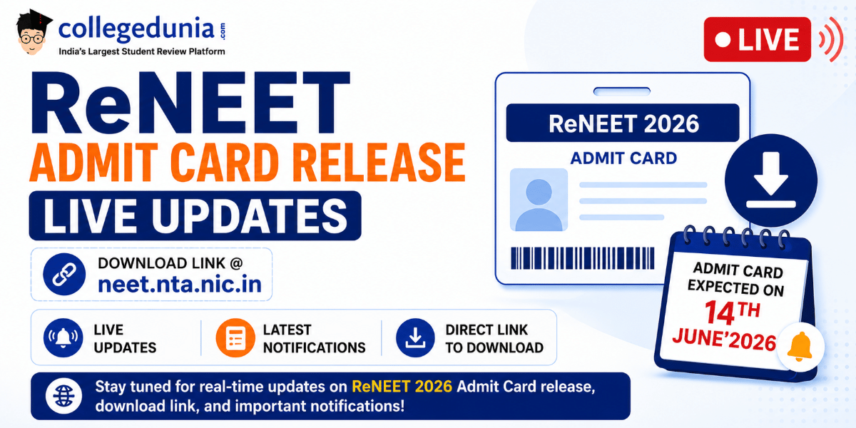 ReNEET Admit Card Release Live Updates