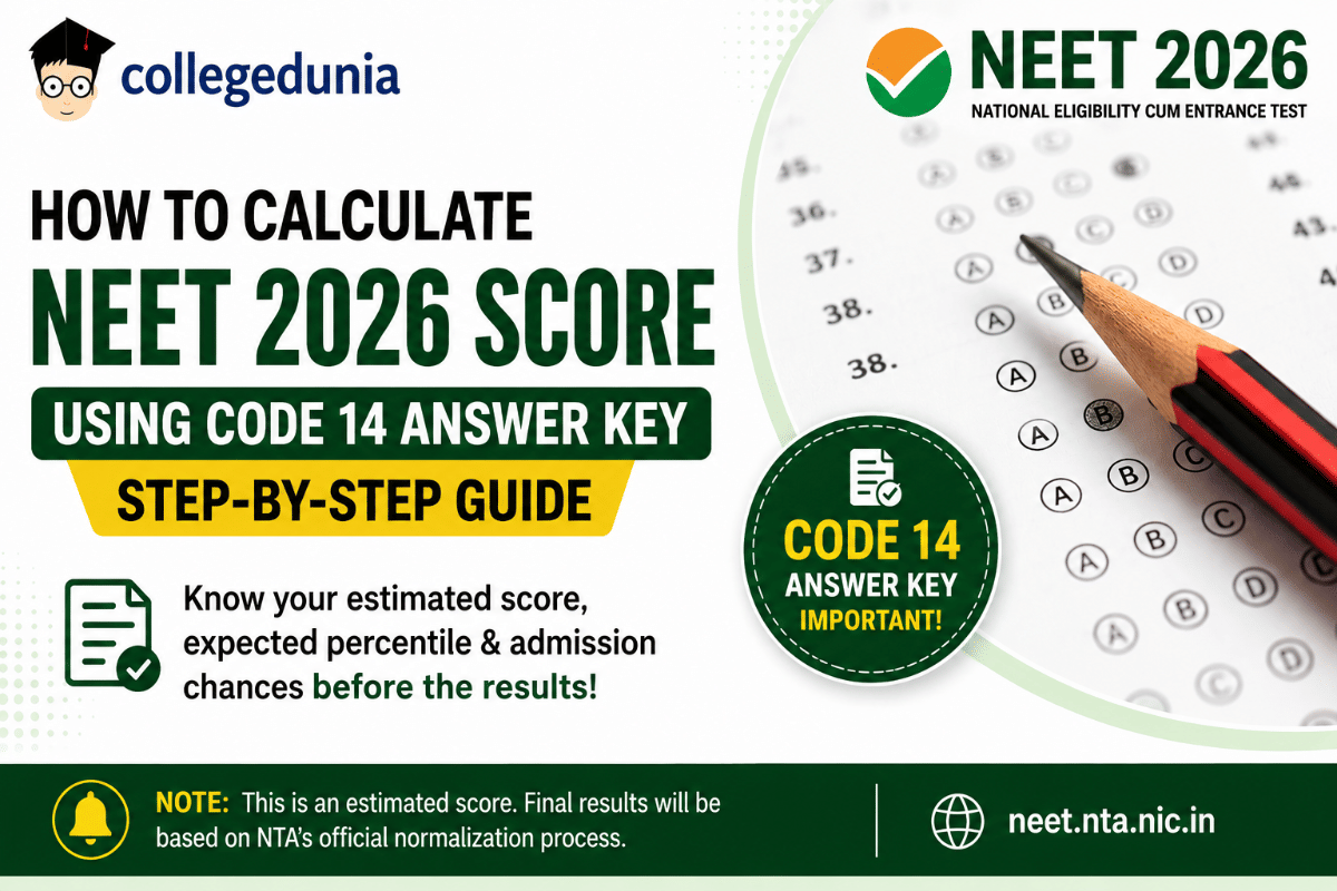 How to Calculate NEET 2026 Score Using Code 14 Answer Key
