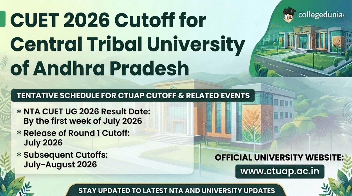 CUET 2026 Cutoff for Central Tribal University of Andhra Pradesh
