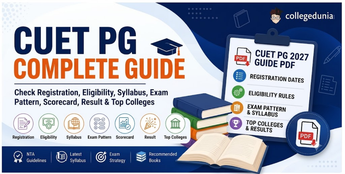 CUET PG 2027: Exam Date Out, Registration, Eligibility, Syllabus, Exam Pattern, Scorecard, Result and Top Colleges