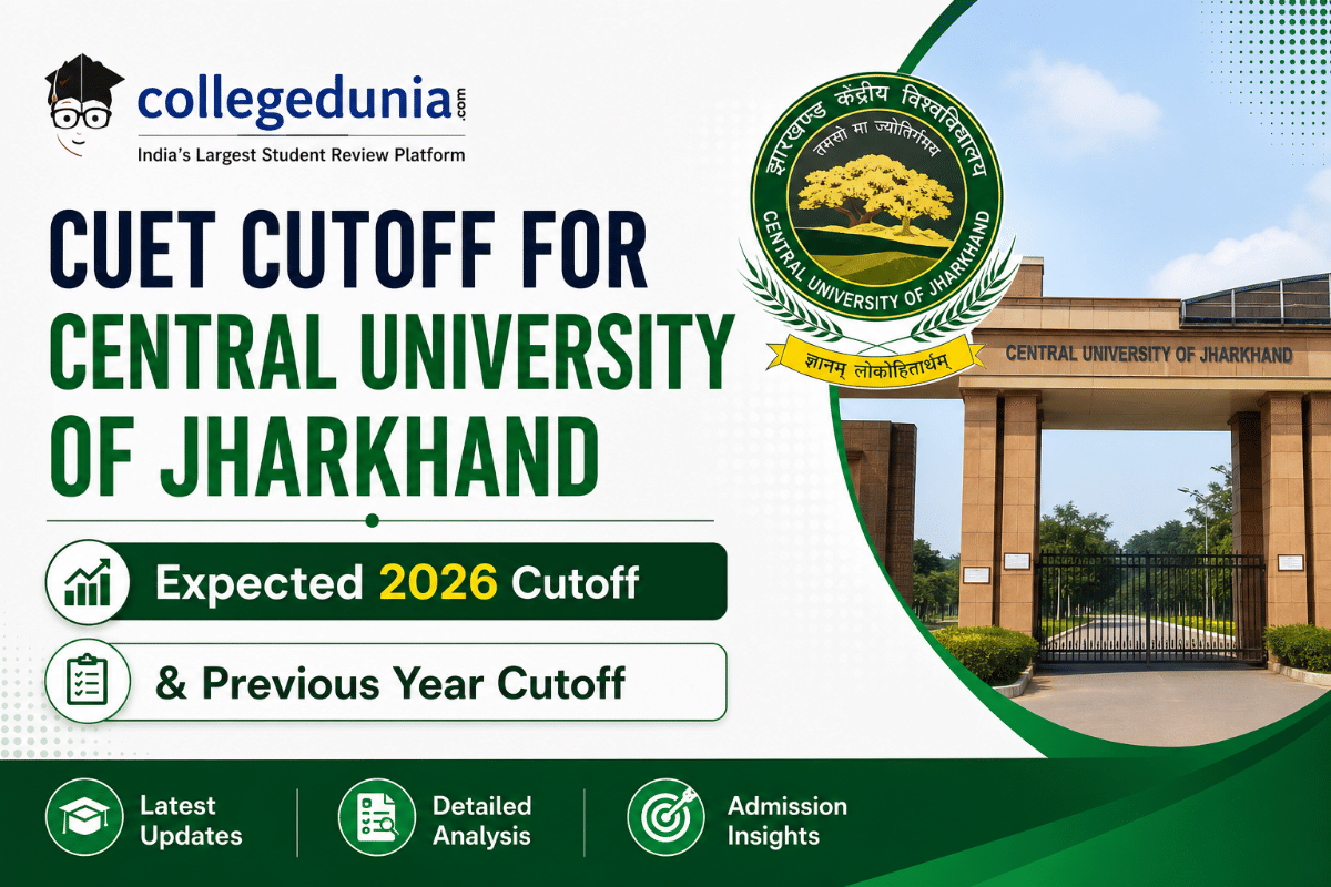 CUET Cutoff for Central University of Jharkhand