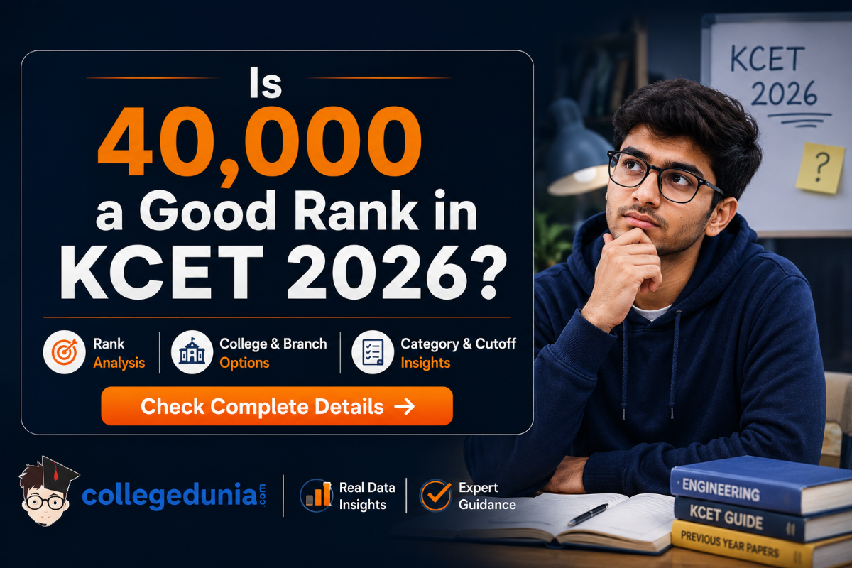 Is 40,000 a good rank in KCET 2026