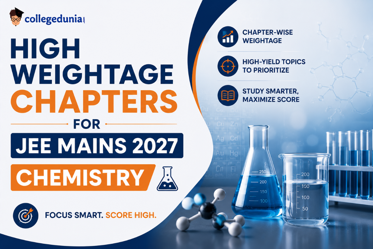 High Weightage Chapters for JEE Mains 2027 Chemistry